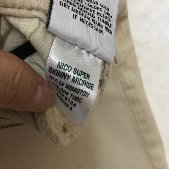 Hudson Beige Skinny Jeans - Picture 7 of 12